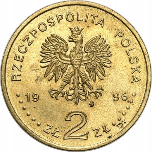 Аверс монеты - 2 злотых 1996 года MW ET "Сигизмунд II Август" - цена  монеты - Польша, III Республика после деноминации