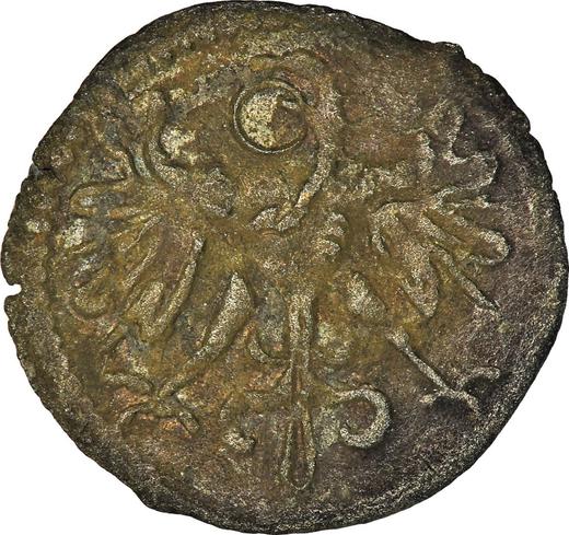 Аверс монеты - Денарий 1551 года CWF "Всхова" - цена серебряной монеты - Польша, Сигизмунд II Август