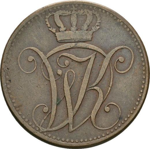 Awers monety - 4 heller 1819 - cena  monety - Hesja-Kassel, Wilhelm I