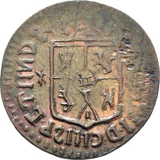 Anverso 1 cuarto 1817 M - valor de la moneda  - Filipinas, Fernando VII