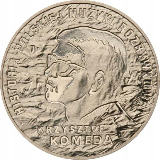 Rewers monety - 2 złote 2010 MW NR "Krzysztof Komeda" - cena  monety - Polska, III RP po denominacji