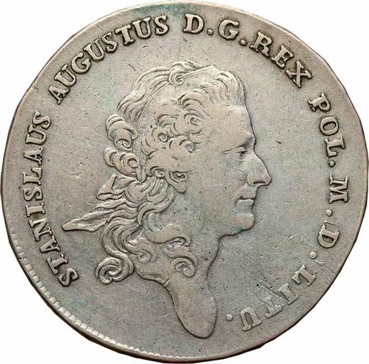 Аверс монеты - Талер 1773 года AP LITU - цена серебряной монеты - Польша, Станислав II Август