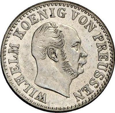 Аверс монеты - 1/2 серебряных гроша 1869 года B - цена серебряной монеты - Пруссия, Вильгельм I