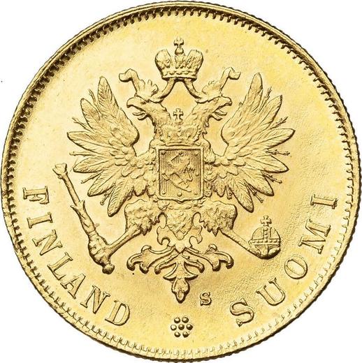 Аверс монеты - 10 марок 1913 года S - цена золотой монеты - Финляндия, Великое княжество