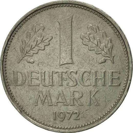 Obverse 1 Mark 1972 F -  Coin Value - Germany, FRG