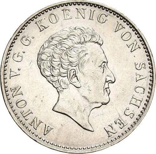 Anverso Tálero 1830 S - valor de la moneda de plata - Sajonia, Antonio