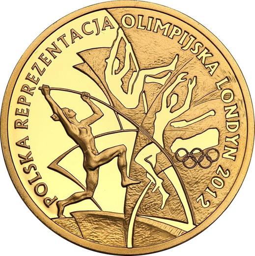Реверс монеты - 200 злотых 2012 года MW AN "Польская сборная на XXX О Олимпийских играх - Лондон 2012" - цена золотой монеты - Польша, III Республика после деноминации