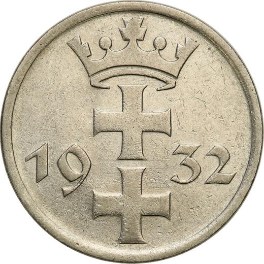 Anverso 1 florín 1932 - valor de la moneda  - Polonia, Ciudad Libre de Dánzig