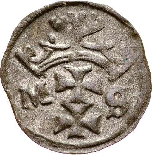 Anverso 1 denario Sin fecha (1506-1548) MS "Gdańsk" - valor de la moneda de plata - Polonia, Segismundo I el Viejo