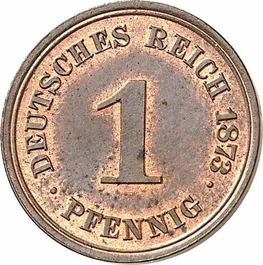 Anverso 1 Pfennig 1873 A "Tipo 1873-1889" - valor de la moneda  - Alemania, Imperio alemán