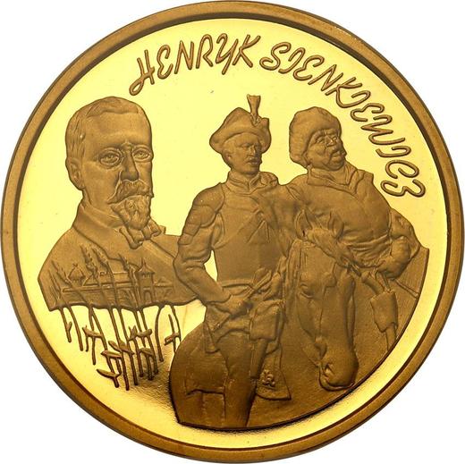 Reverse 200 Zlotych 1996 MW RK "Henryk Sienkiewicz" - Gold Coin Value - Poland, III Republic after denomination