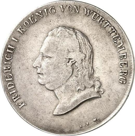 Anverso Tálero 1810 I.L.W. "Tipo 1810-1811" - valor de la moneda de plata - Wurtemberg, Federico I