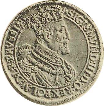 Аверс монеты - Донатив 4 дуката 1617 года "Гданьск" - цена золотой монеты - Польша, Сигизмунд III Ваза