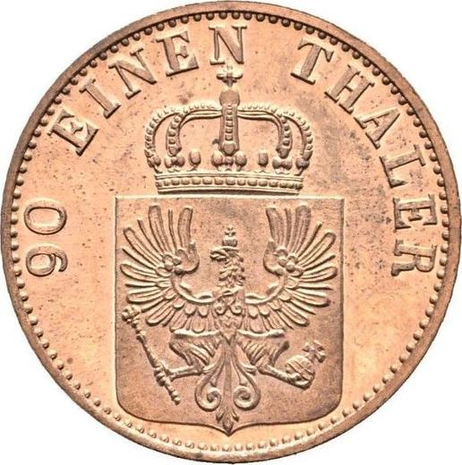 Obverse 4 Pfennig 1867 C -  Coin Value - Prussia, William I