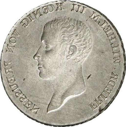 Reverso Tálero 1809-1816 "Tipo 1809-1816" Moneda incusa - valor de la moneda de plata - Prusia, Federico Guillermo III