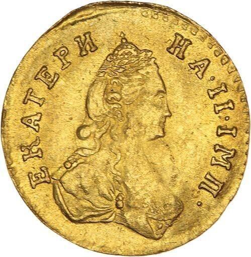 Awers monety - Połtina (1/2 rubla) 1778 "Typ 1777-1778" - cena złotej monety - Rosja, Katarzyna II