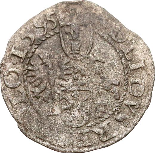 Реверс монеты - Шеляг 1595 года IF "Всховский монетный двор" - цена серебряной монеты - Польша, Сигизмунд III Ваза