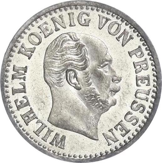 Аверс монеты - 1/2 серебряных гроша 1870 года A - цена серебряной монеты - Пруссия, Вильгельм I