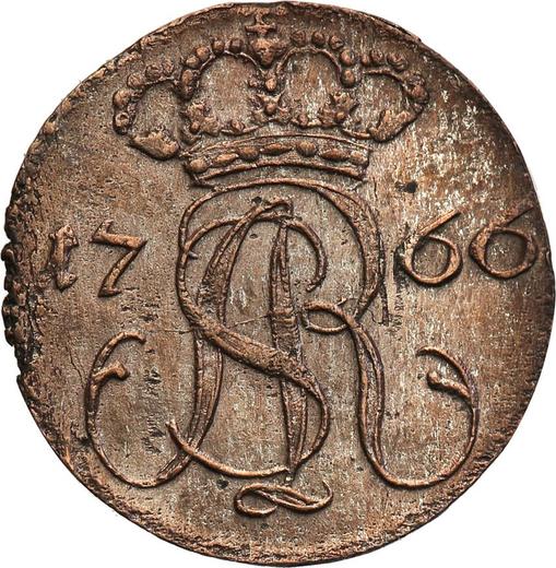 Аверс монеты - Шеляг 1766 года FLS "Гданьский" - цена  монеты - Польша, Станислав II Август