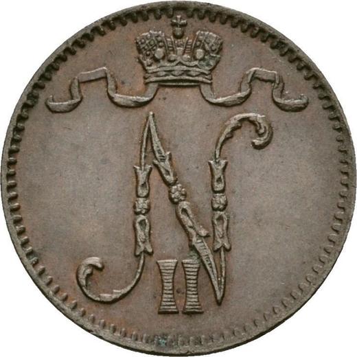 Avers Penni 1900 - Münze Wert - Finnland, Großherzogtum