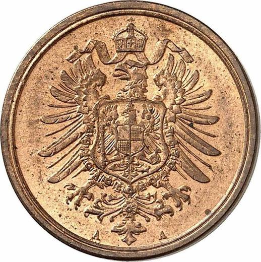 Реверс монеты - 2 пфеннига 1877 года A "Тип 1873-1877" - цена  монеты - Германия, Германская Империя