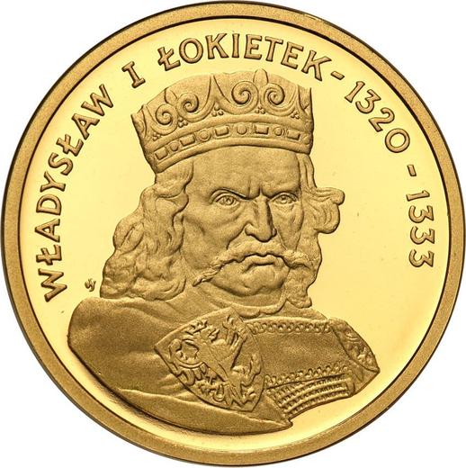 Реверс монеты - 100 злотых 2001 года MW SW "Владислав I Локетек" - цена золотой монеты - Польша, III Республика после деноминации