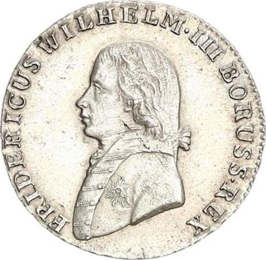 Anverso 4 groschen 1804 A "Silesia" - valor de la moneda de plata - Prusia, Federico Guillermo III