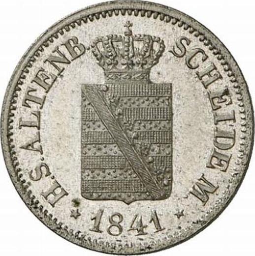 Аверс монеты - 1 новый грош 1841 года G - цена серебряной монеты - Саксония-Альбертина, Фридрих Август II