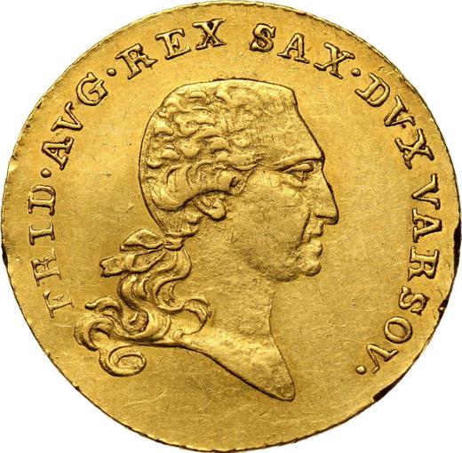 Аверс монеты - Дукат 1813 года IB - цена золотой монеты - Польша, Варшавское герцогство
