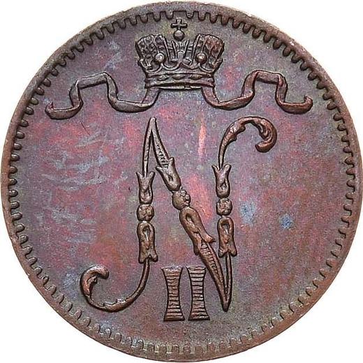 Awers monety - 1 penni 1912 - cena  monety - Finlandia, Wielkie Księstwo