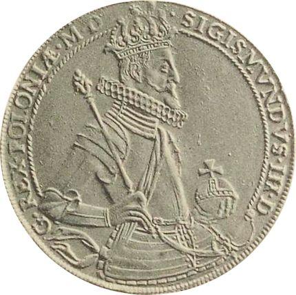 Awers monety - 10 Dukatów (Portugał) bez daty (1587-1632) "Półpostać" - cena złotej monety - Polska, Zygmunt III