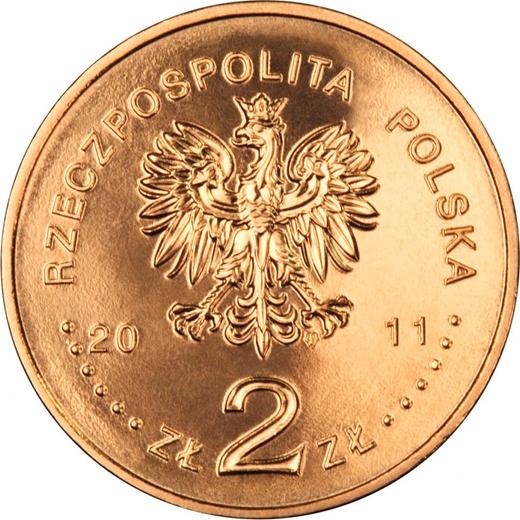 Аверс монеты - 2 злотых 2011 года MW KK "Фердинанд Оссендовский" - цена  монеты - Польша, III Республика после деноминации