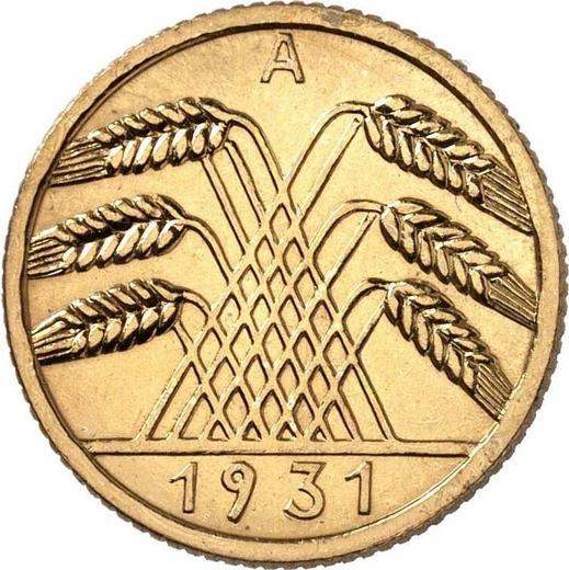 Reverso 10 Reichspfennigs 1931 A - valor de la moneda  - Alemania, República de Weimar