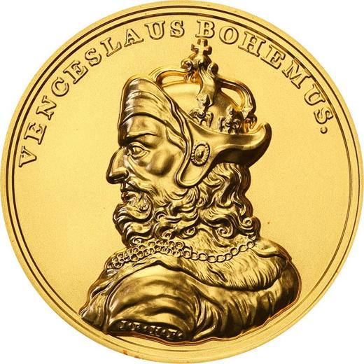 Reverso 500 eslotis 2013 MW "Wenceslao II de Bohemia" - valor de la moneda de oro - Polonia, República moderna