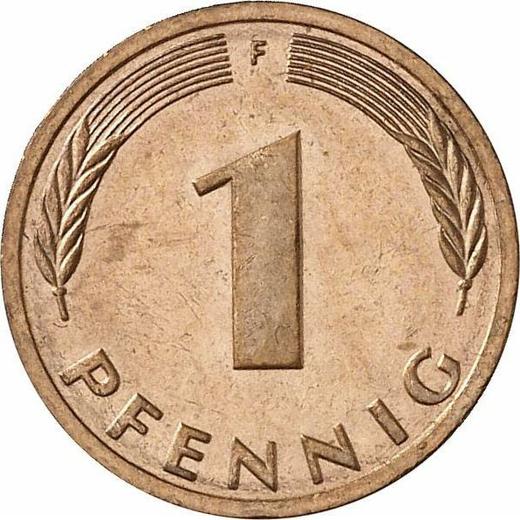 Аверс монеты - 1 пфенниг 1986 года F - цена  монеты - Германия, ФРГ
