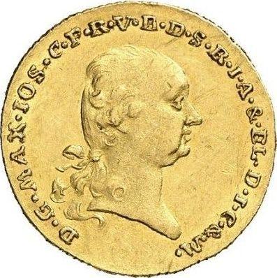 Awers monety - Dukat 1800 - cena złotej monety - Bawaria, Maksymilian I