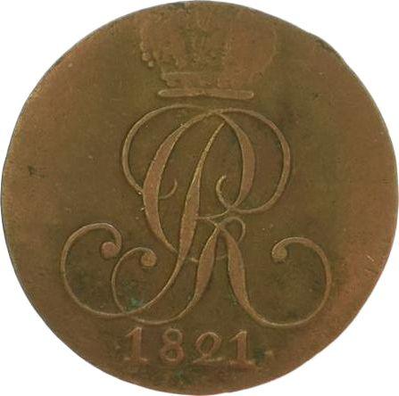 Anverso 1 Pfennig 1821 C - valor de la moneda  - Hannover, Jorge IV