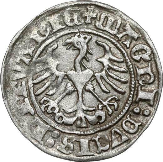 Rewers monety - Półgrosz 1511 "Litwa" - cena srebrnej monety - Polska, Zygmunt I Stary