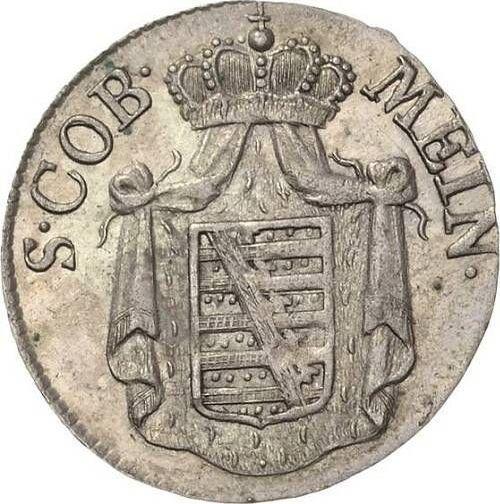 Awers monety - 3 krajcary 1813 - cena srebrnej monety - Saksonia-Meiningen, Bernard II