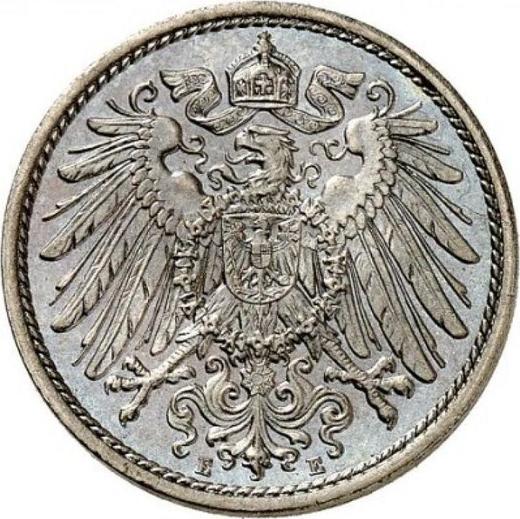 Reverso 10 Pfennige 1896 E "Tipo 1890-1916" - valor de la moneda  - Alemania, Imperio alemán