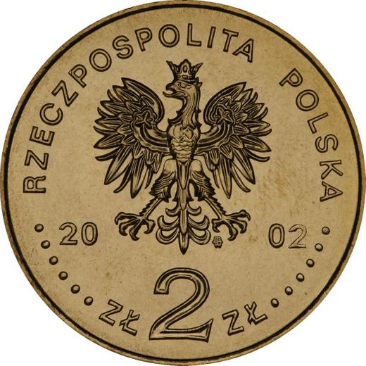 Аверс монеты - 2 злотых 2002 года MW RK "Чемпионат мира по футболу 2002" - цена  монеты - Польша, III Республика после деноминации
