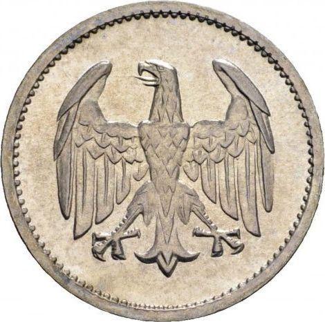 Awers monety - 1 marka 1924 F "Typ 1924-1925" - cena srebrnej monety - Niemcy, Republika Weimarska