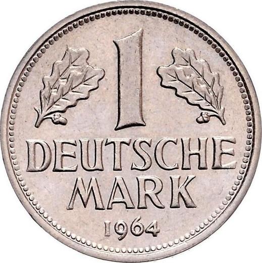 Anverso 1 marco 1964 J - valor de la moneda  - Alemania, RFA