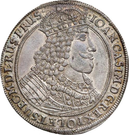 Аверс монеты - Талер 1650 года HDL "Торунь" - цена серебряной монеты - Польша, Ян II Казимир