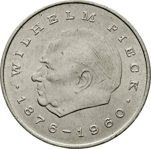 Anverso 20 marcos 1972 A "Wilhelm Pieck" Canto liso - valor de la moneda  - Alemania, República Democrática Alemana (RDA)