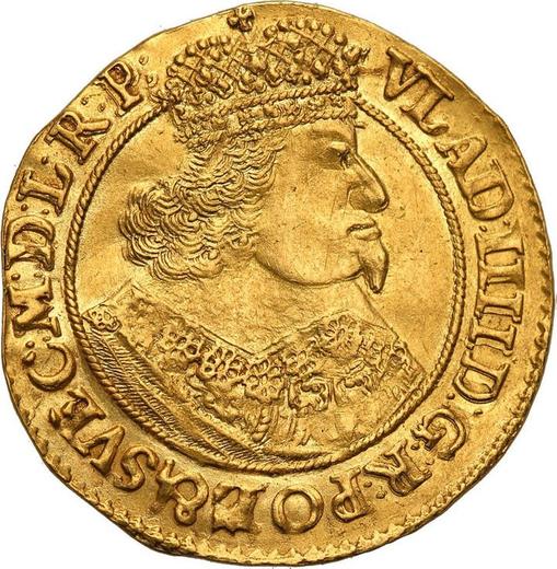 Аверс монеты - Дукат 1646 года GR "Гданьск" - цена золотой монеты - Польша, Владислав IV