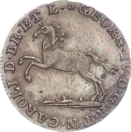 Аверс монеты - 1 пфенниг 1823 года CvC - цена  монеты - Брауншвейг-Вольфенбюттель, Карл II
