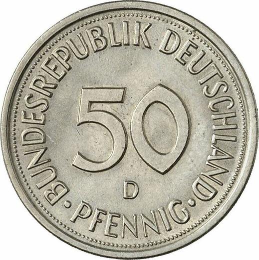 Аверс монеты - 50 пфеннигов 1979 года D - цена  монеты - Германия, ФРГ