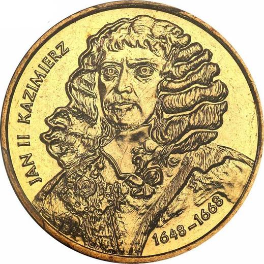 Rewers monety - 2 złote 2000 MW ET "Jan II Kazimierz Waza" - cena  monety - Polska, III RP po denominacji