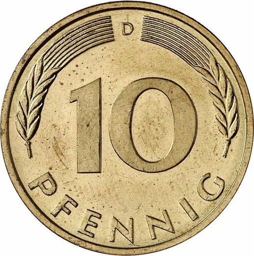 Avers 10 Pfennig 1985 D - Münze Wert - Deutschland, BRD